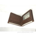 Men's Short Top Layer Leather Wallet Business
